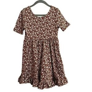 Zunie Brown Floral Dress